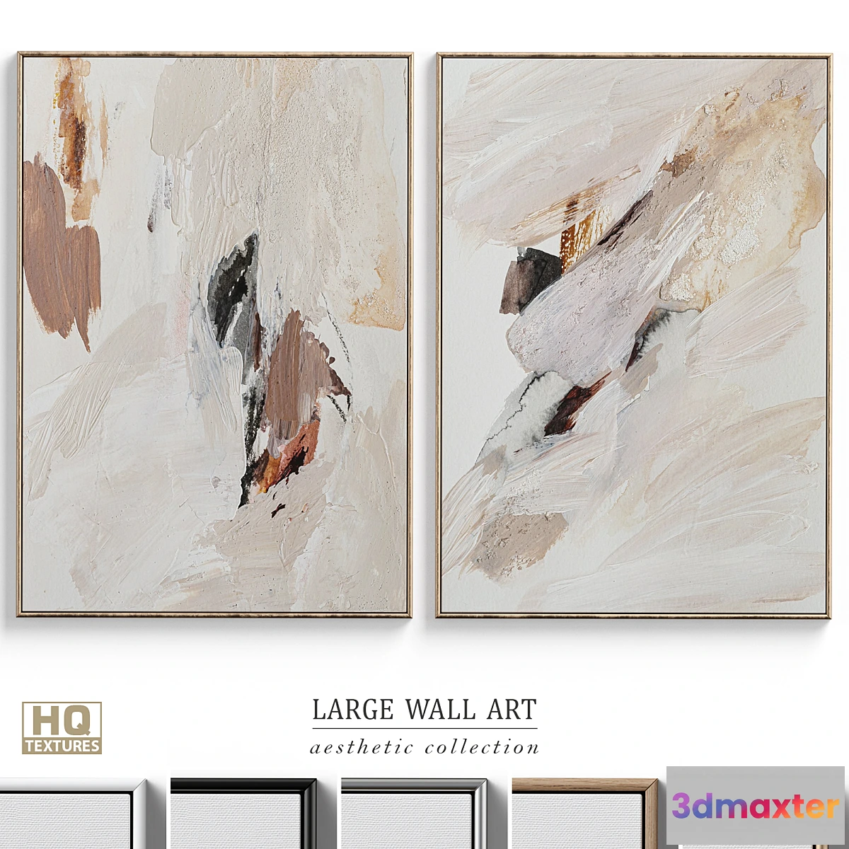 1311808 - Abstract Textural Wall Art C-361 3D Max