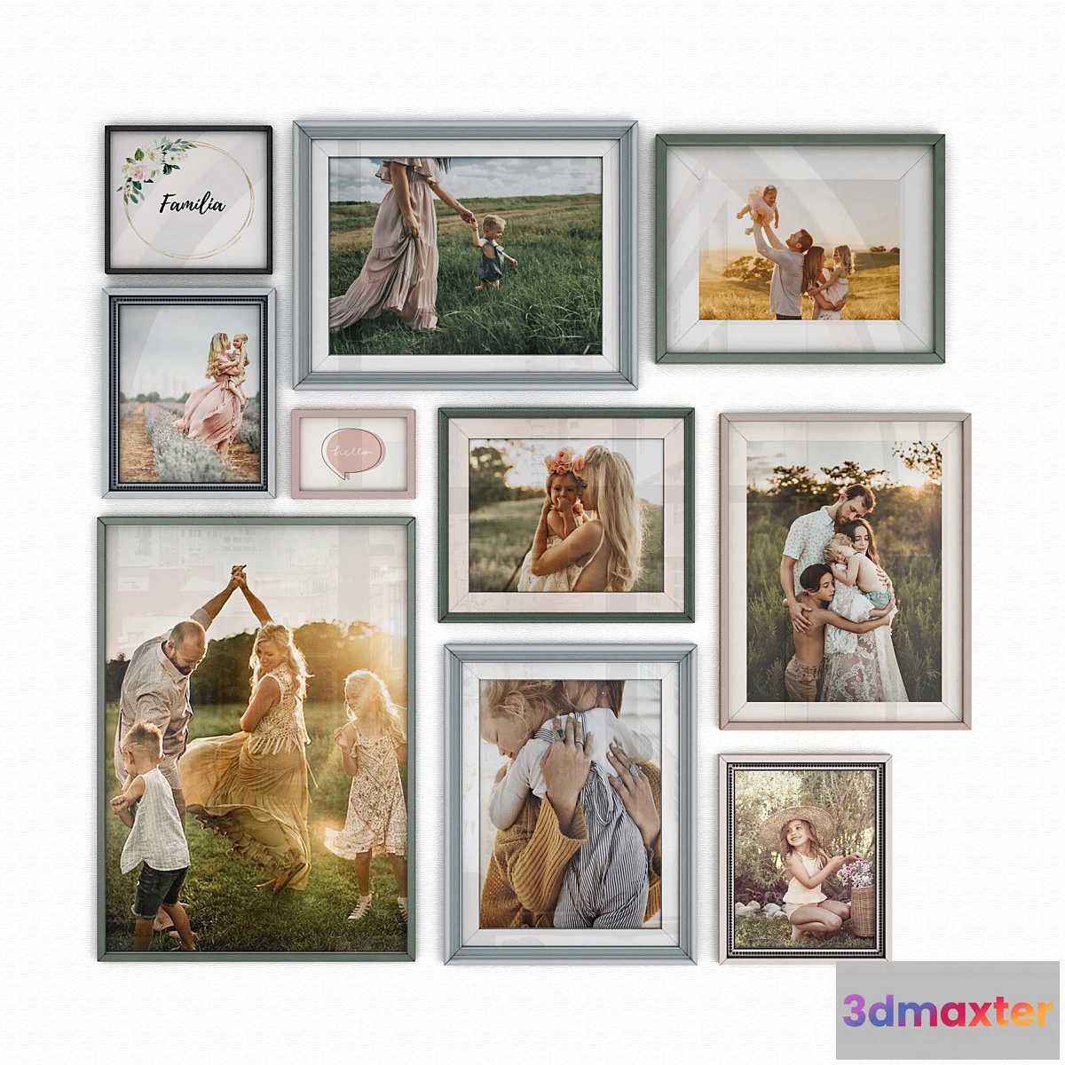 1314022 - Family photo set 7 3D Max