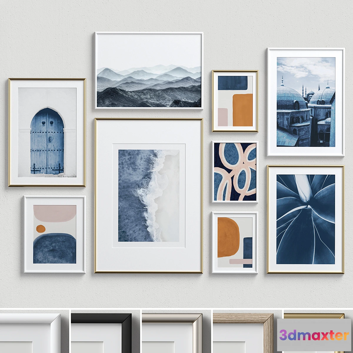 1315921 - Wall Art Set-9 3D Max