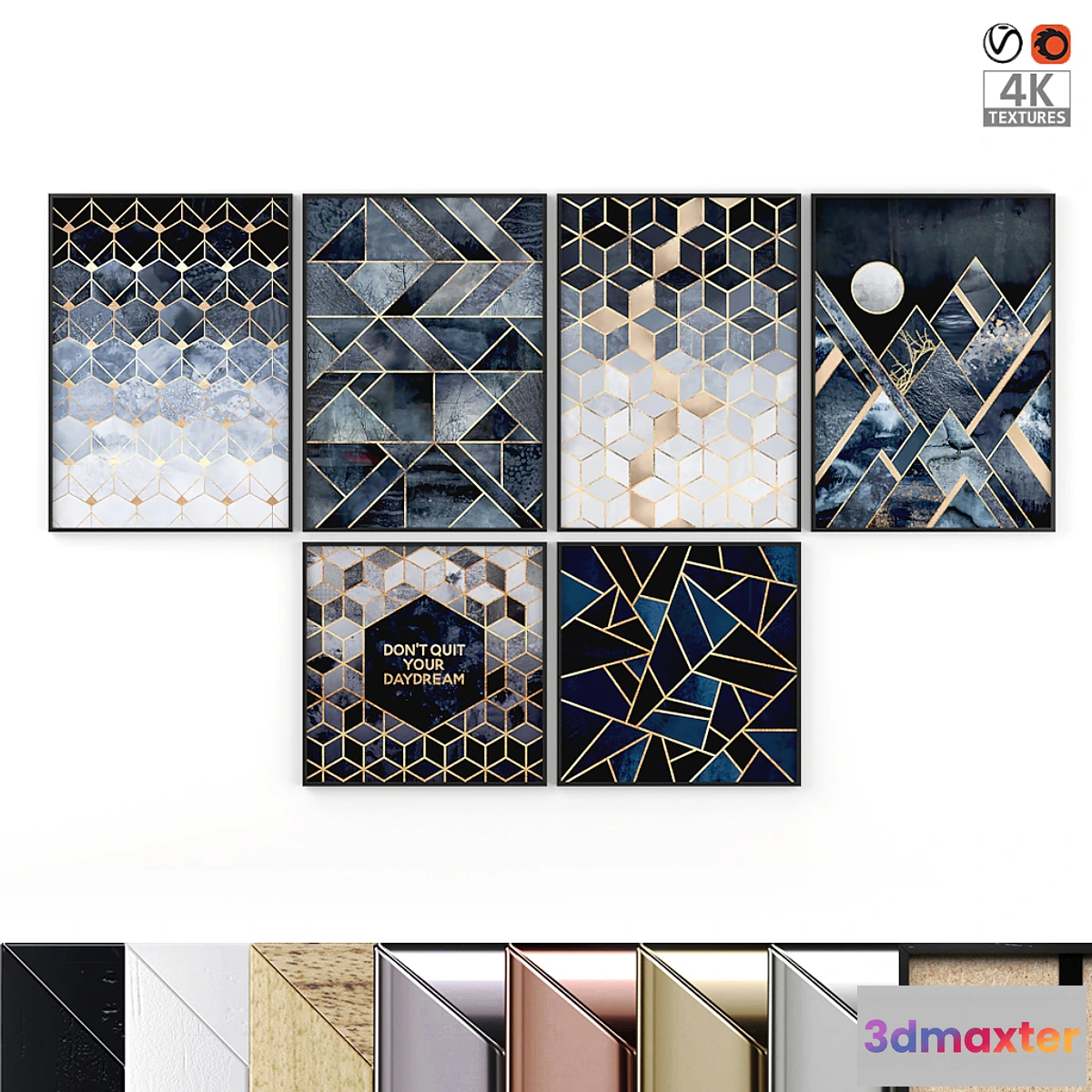 1316837 - Poster Set “Elisabeth Fredriksson” 3D Max