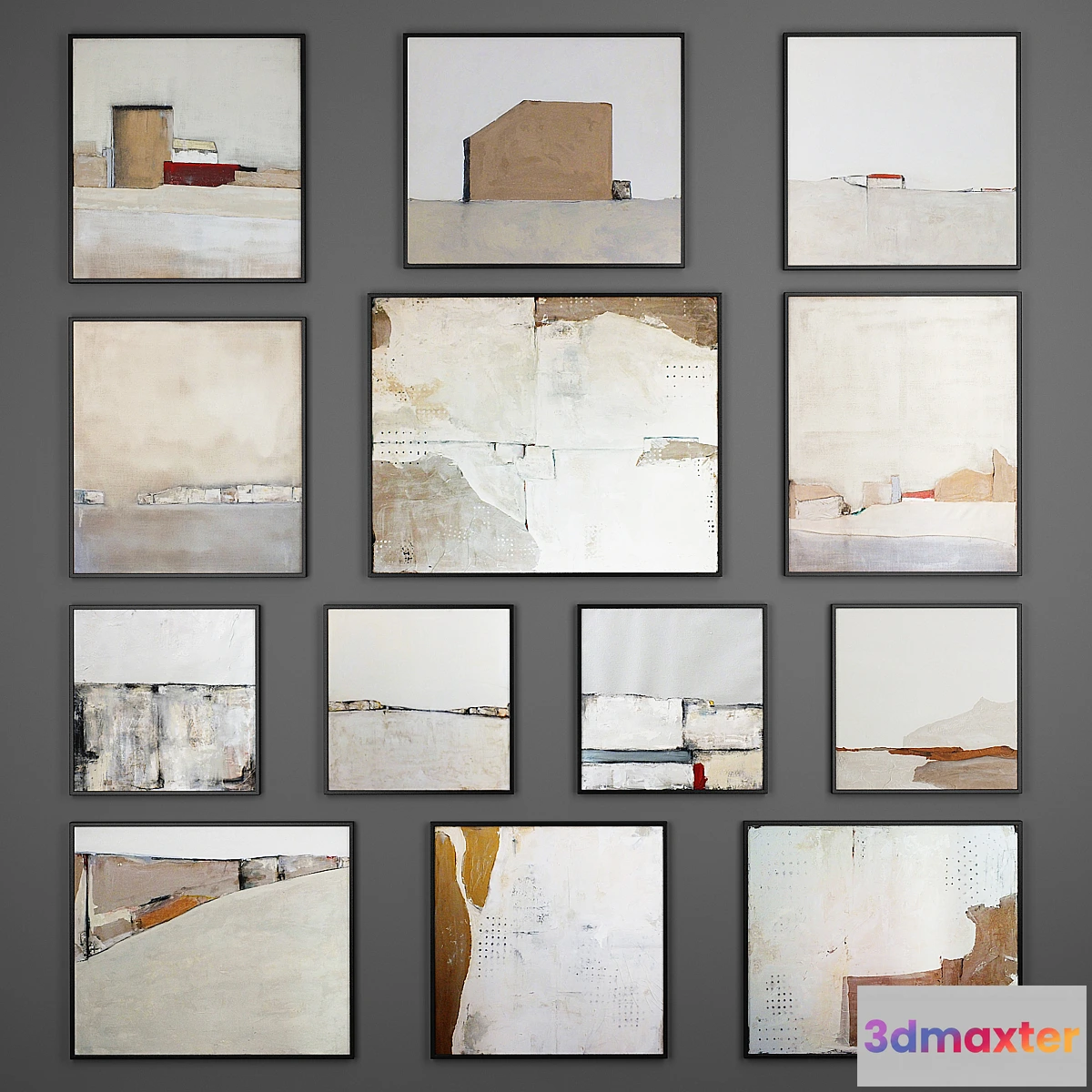 1317312 - Collection of paintings 11 3D Max