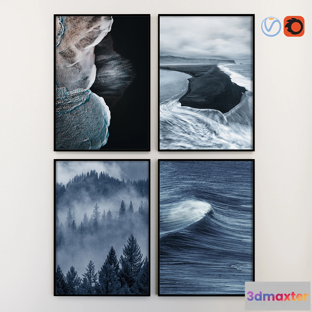 1323460 - Quad Posters Vol.52 3D Max