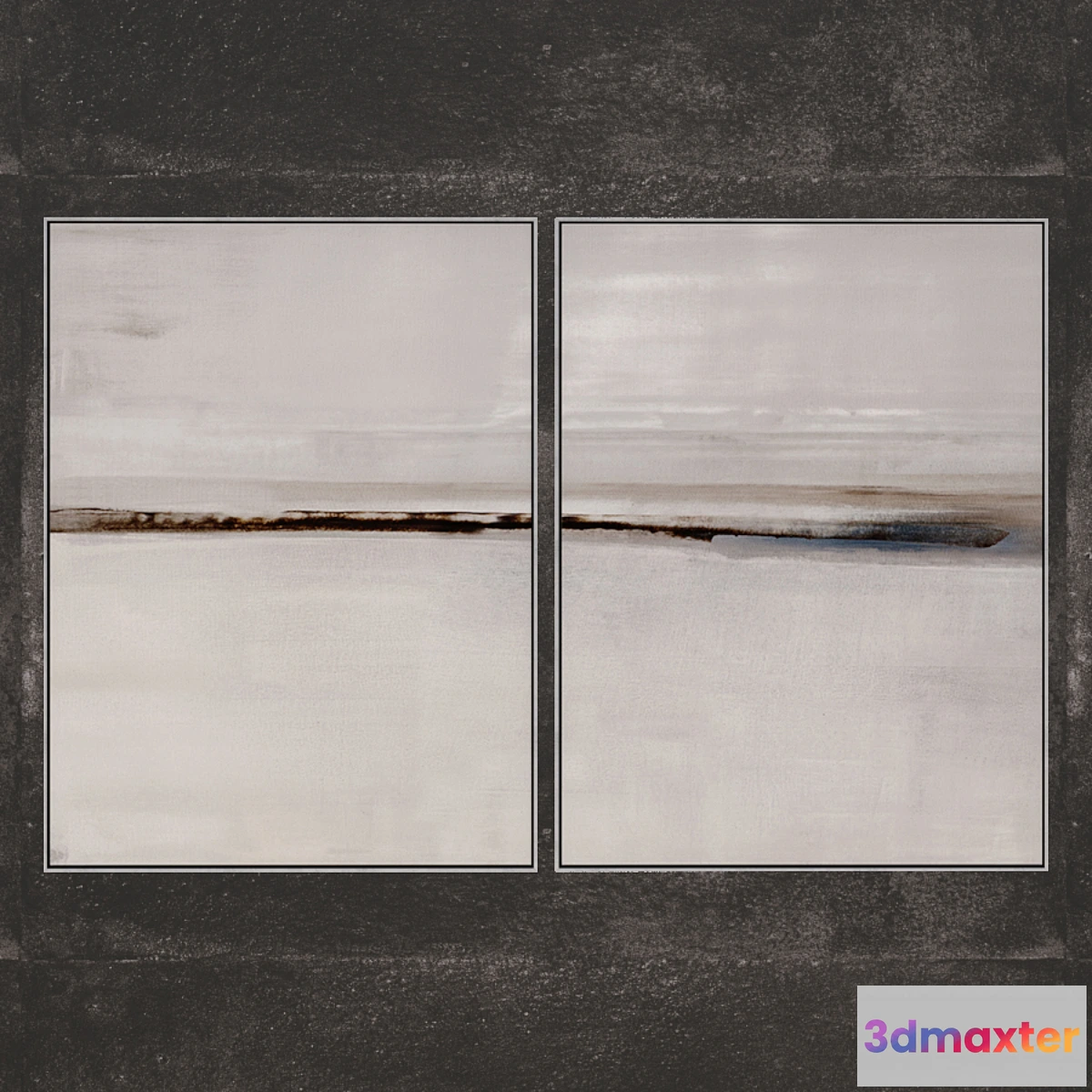 1324723 - Landscape No5 Diptych John-Richard Collection 3D Max