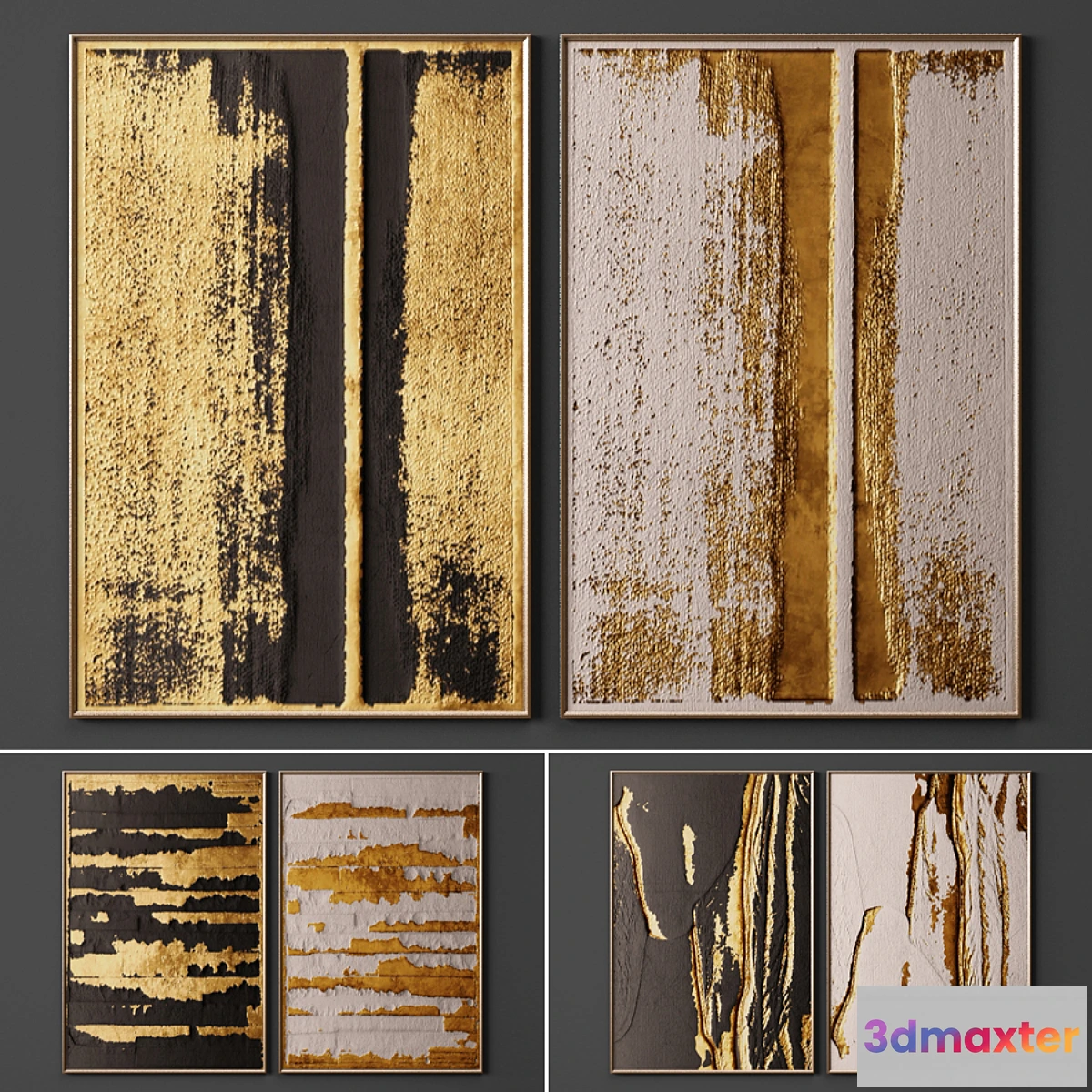 1327102 - Collection of paintings-132 3D Max