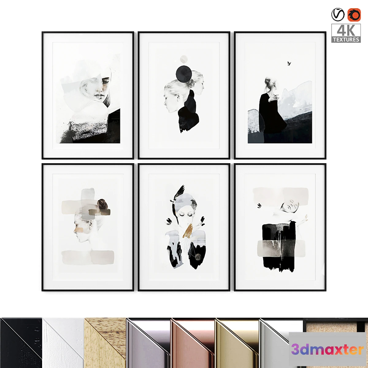 1334842 - Poster Set “AB” 3D Max