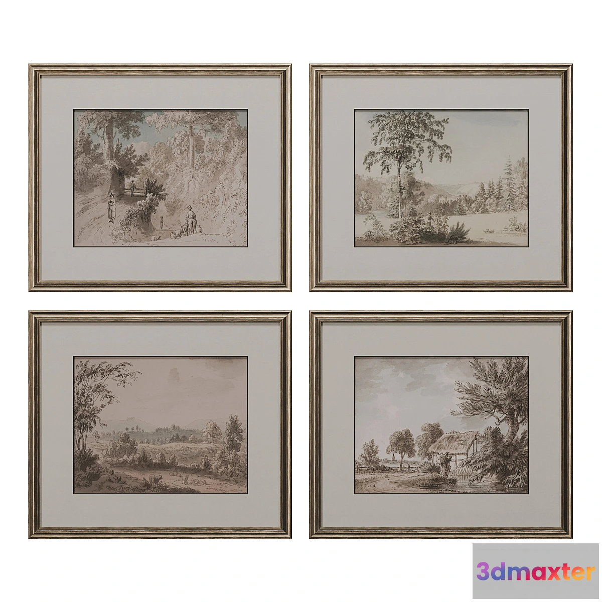 1341563 - Painting set 3D Max