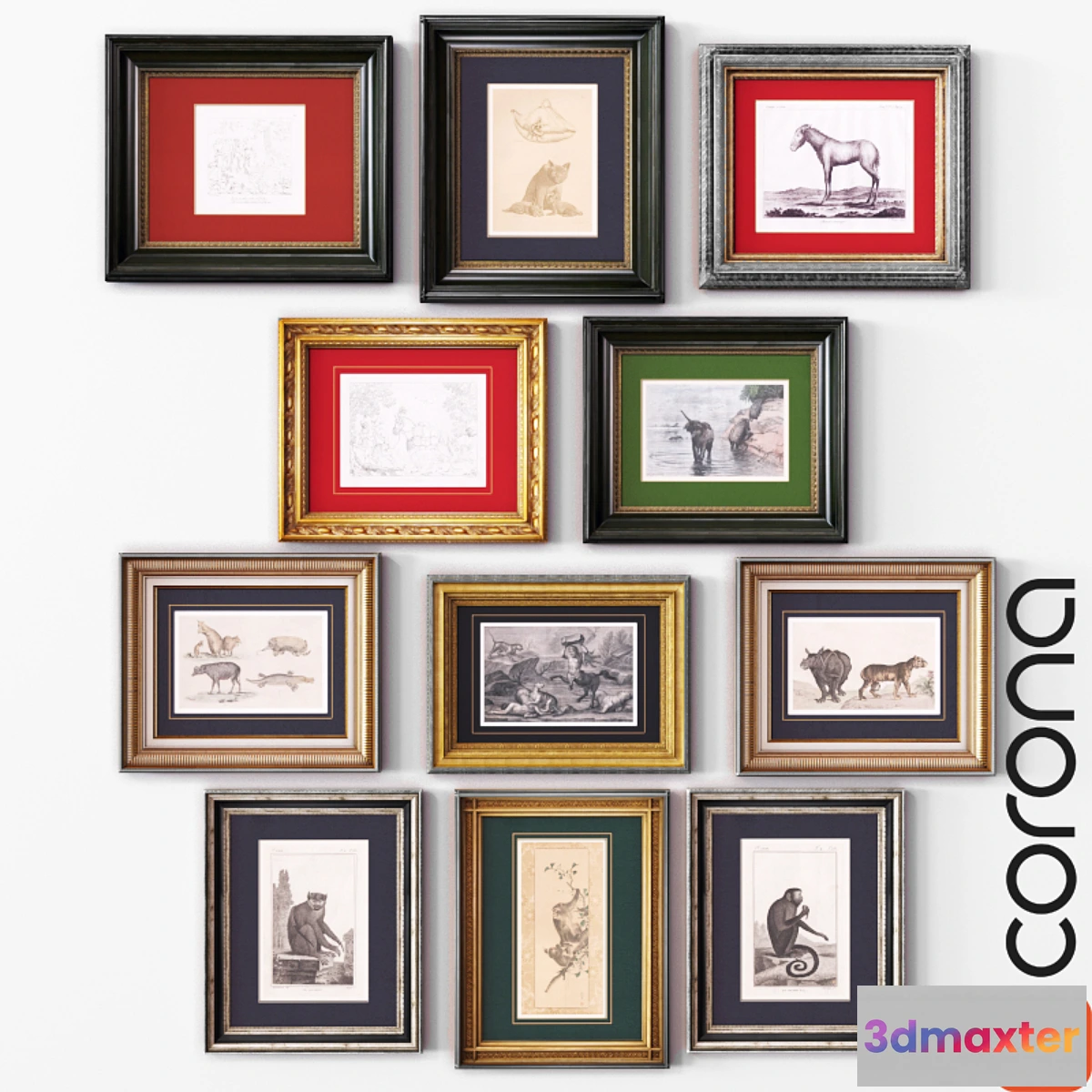 1341683 - Pictures in frame 19 3D Max