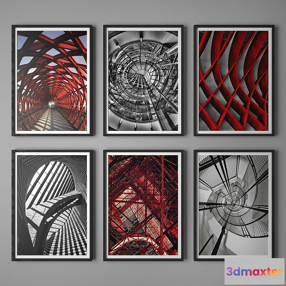 1343241 - Set of paintings 48 3D Max