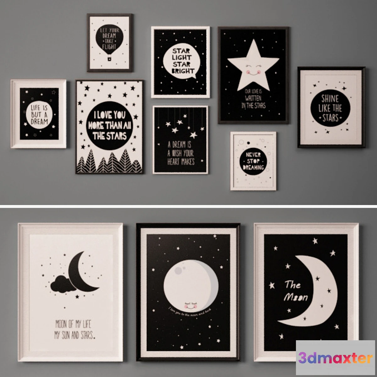 1345714 - Collection of paintings-29 3D Max