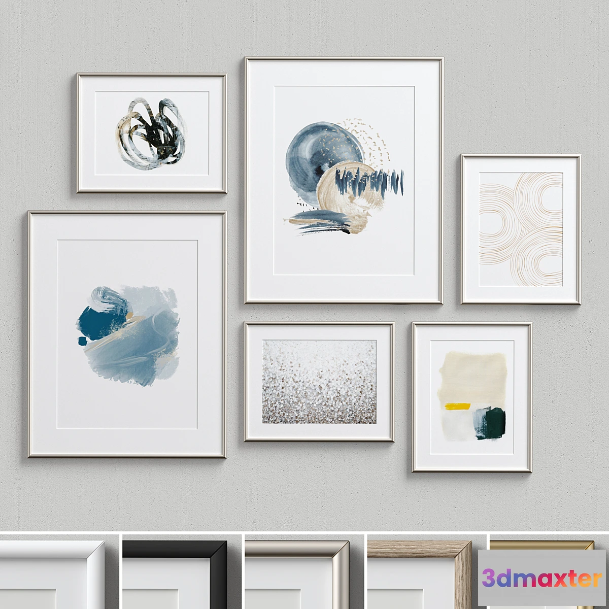 1349134 - Wall Art Set-21 3D Max