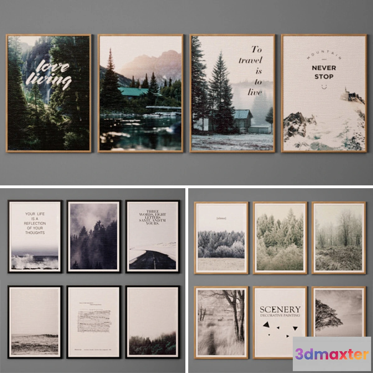 1391792 - Collection of paintings-39 3D Max