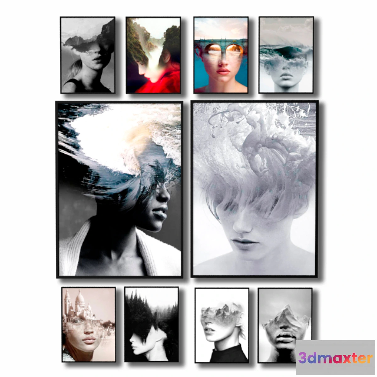 1392264 - Posters with hallucinations by Antonio Mora. 3D Max