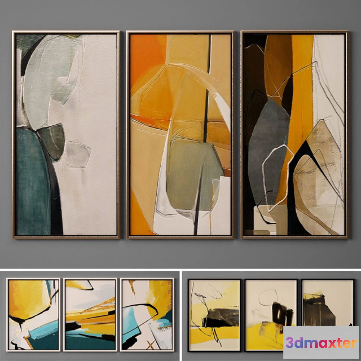 1393232 - Collection of paintings-124 3D Max