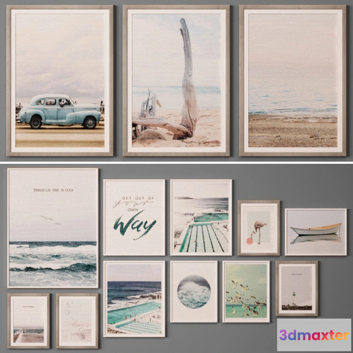 1393412 - Collection of paintings-93 3D Max