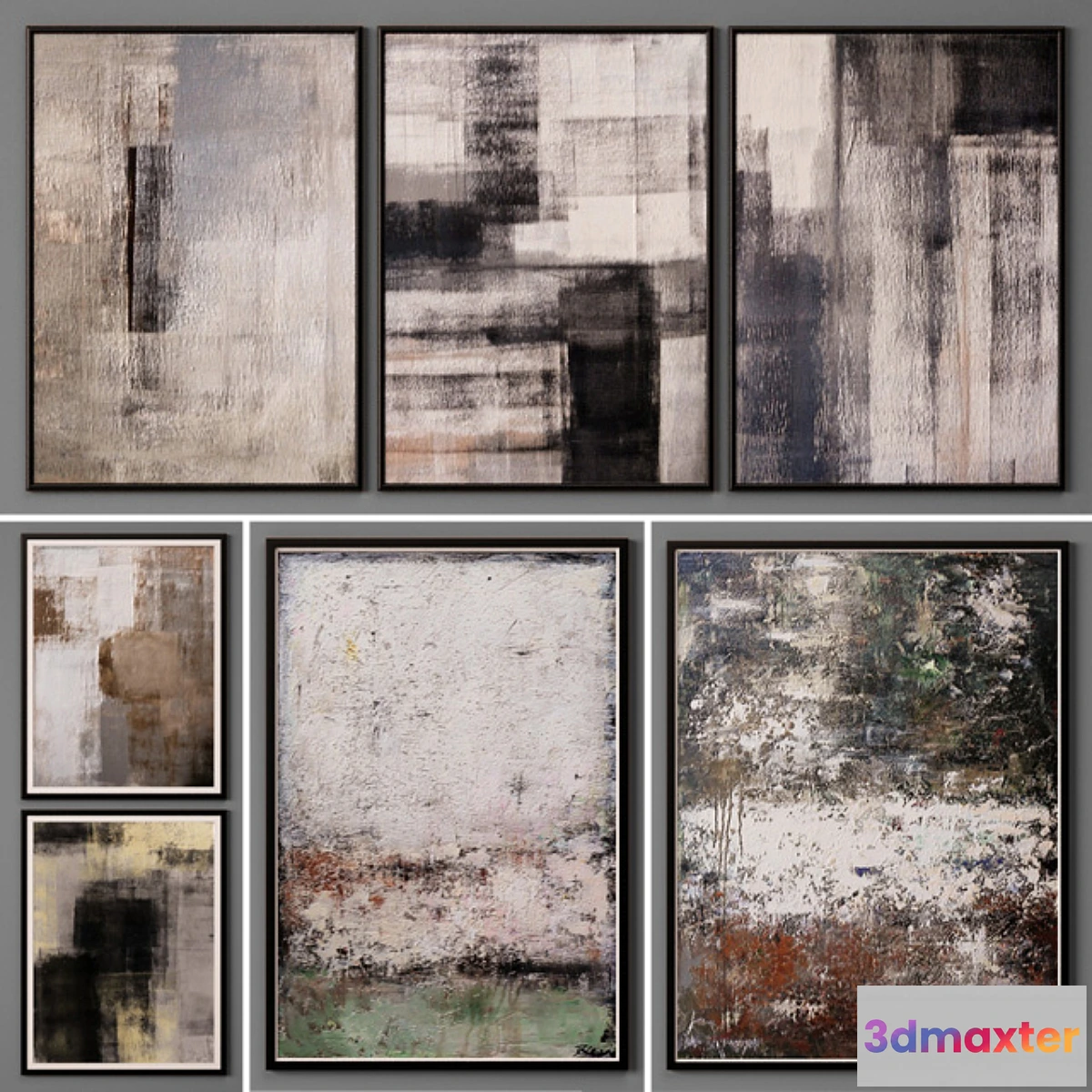 1393526 - Collection of paintings-90 3D Max