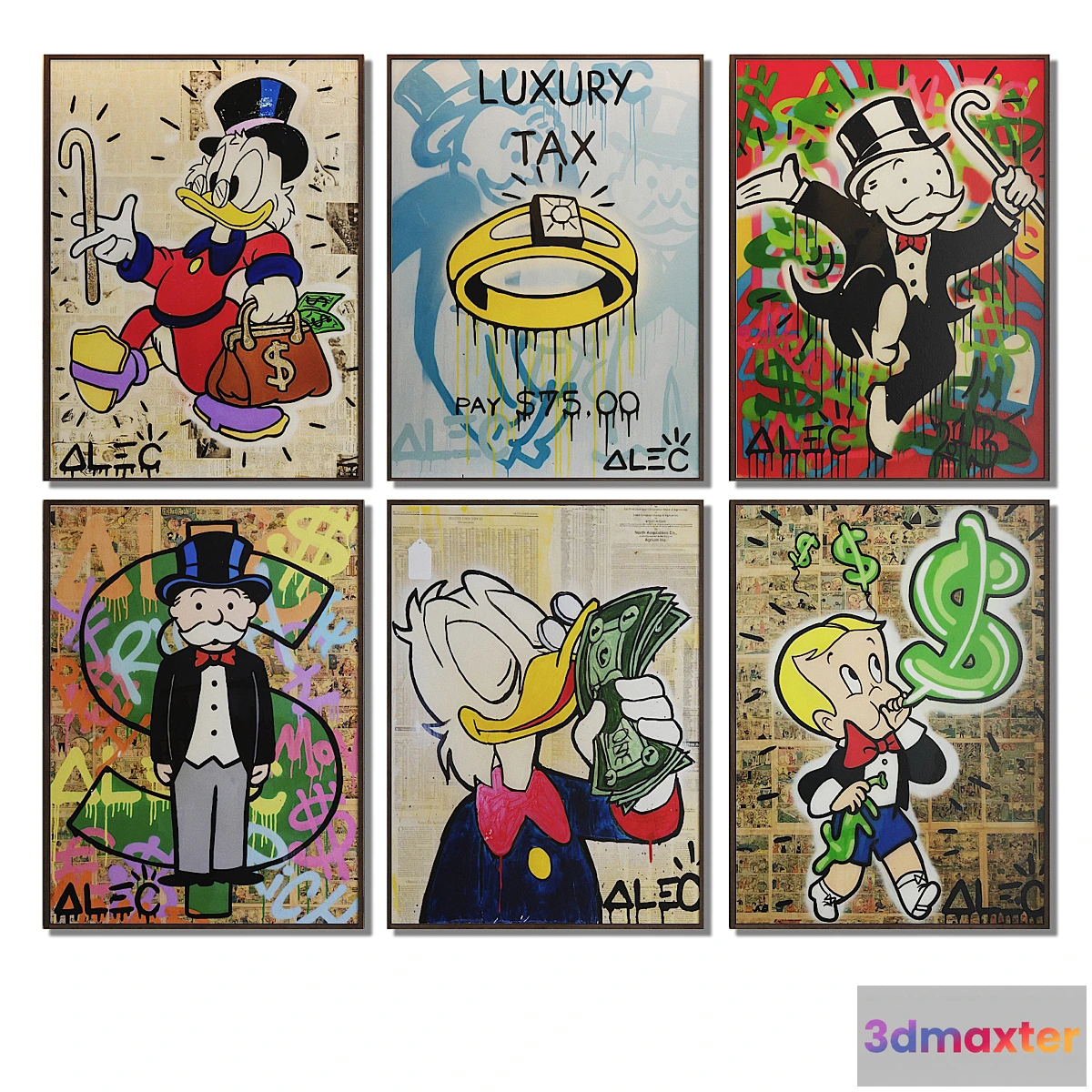 1394864 - Alec monopoly arts 3D Max