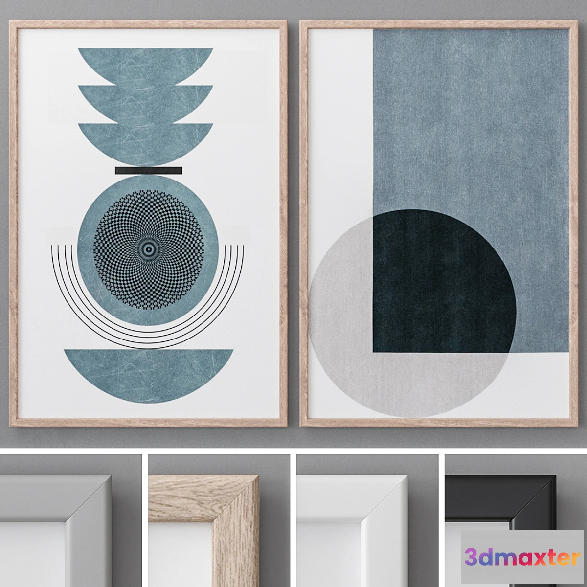 1395416 - Photo Frames Set 553 3D Max