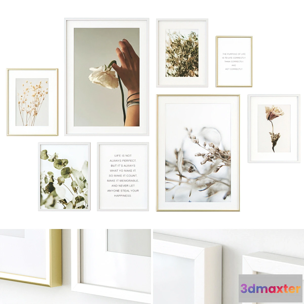 1397120 - Scandinavian style posters set 3D Max