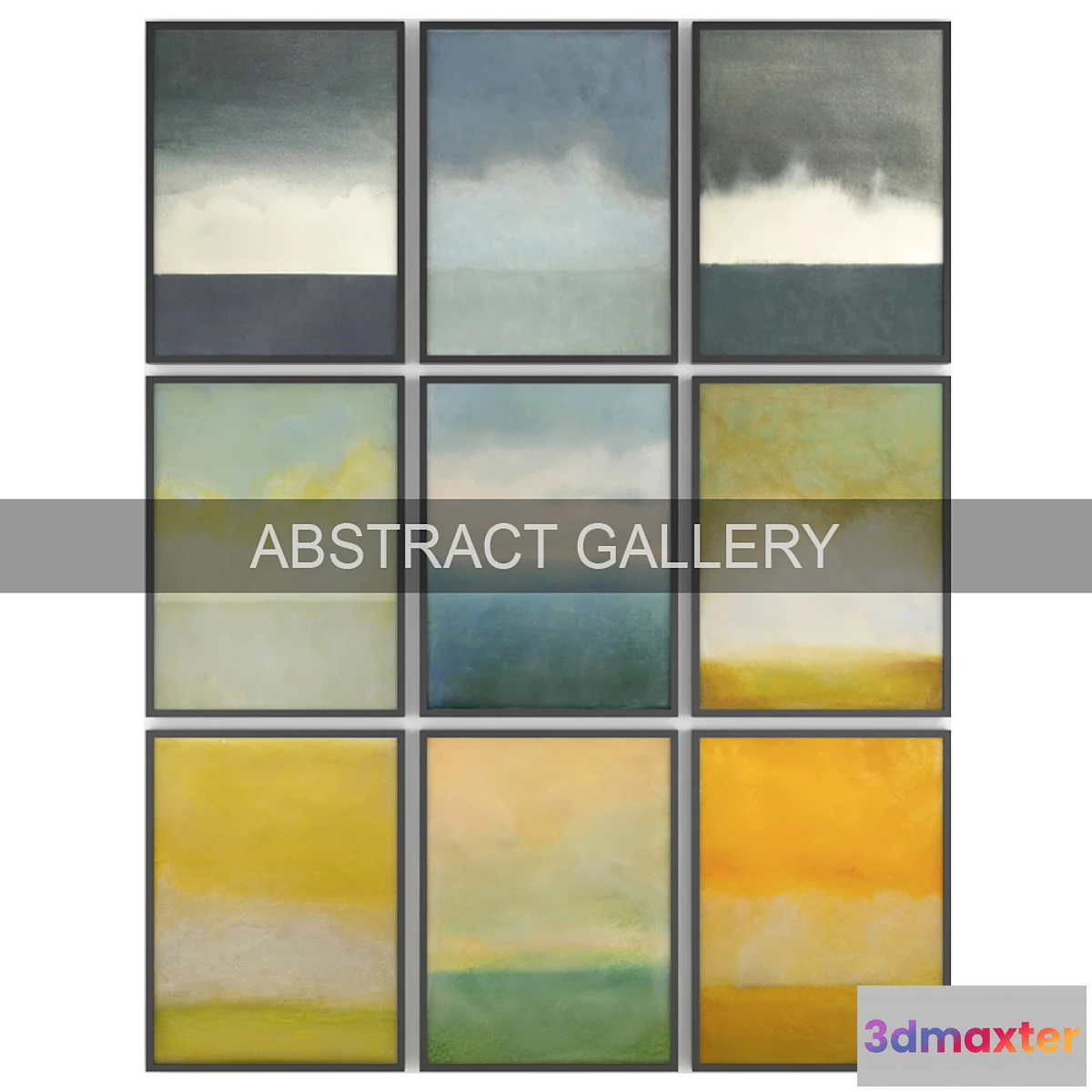 1397488 - Paintings abstract  set 33 3D Max