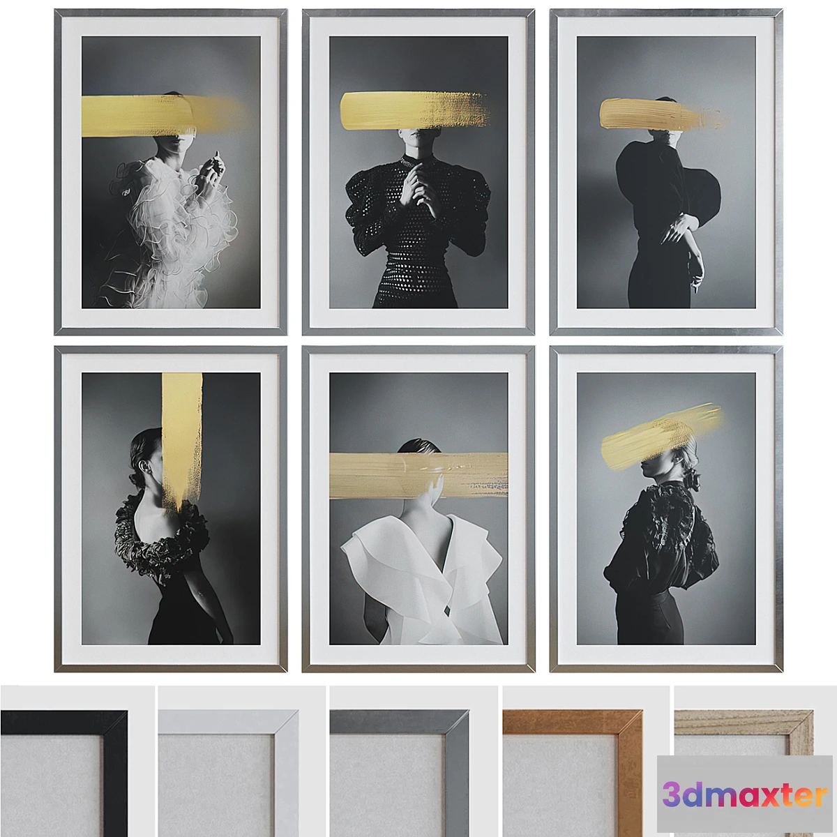 1402208 - Picture Frame Set 256 3D Max