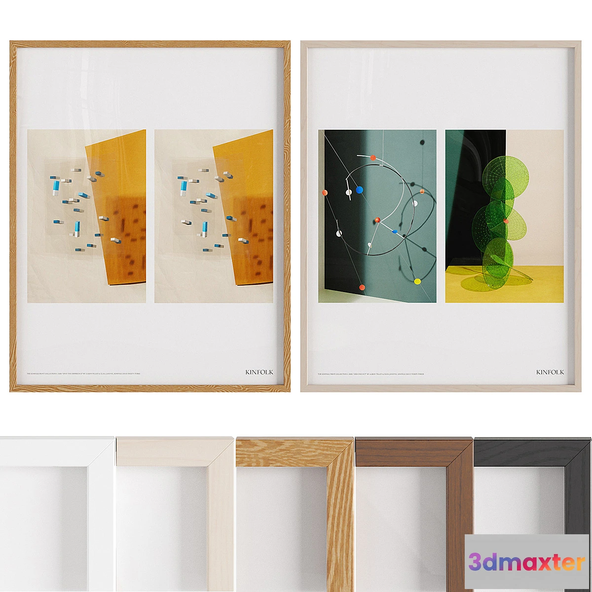 1402532 - Kinfolk Posters Set 03 3D Max