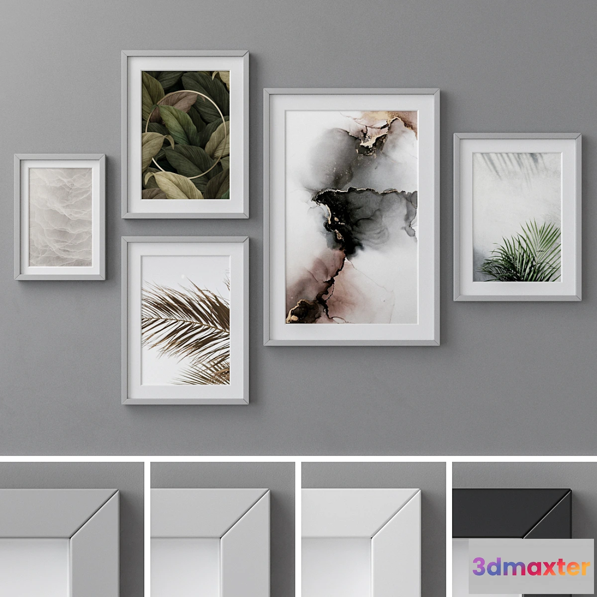 1405564 - Photo Frames Set 98 3D Max