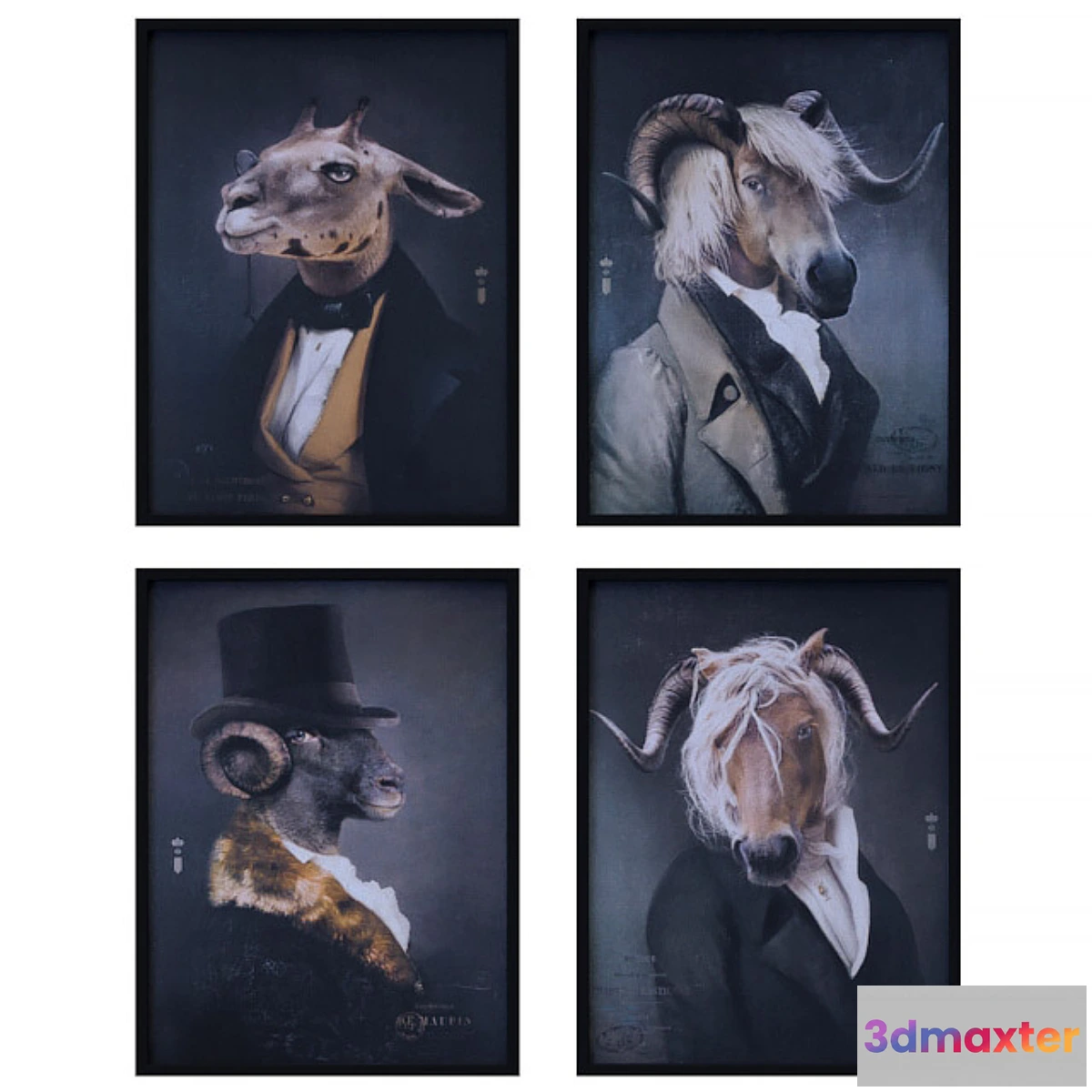 1405586 - IBride Collector Portraits set 001 3D Max