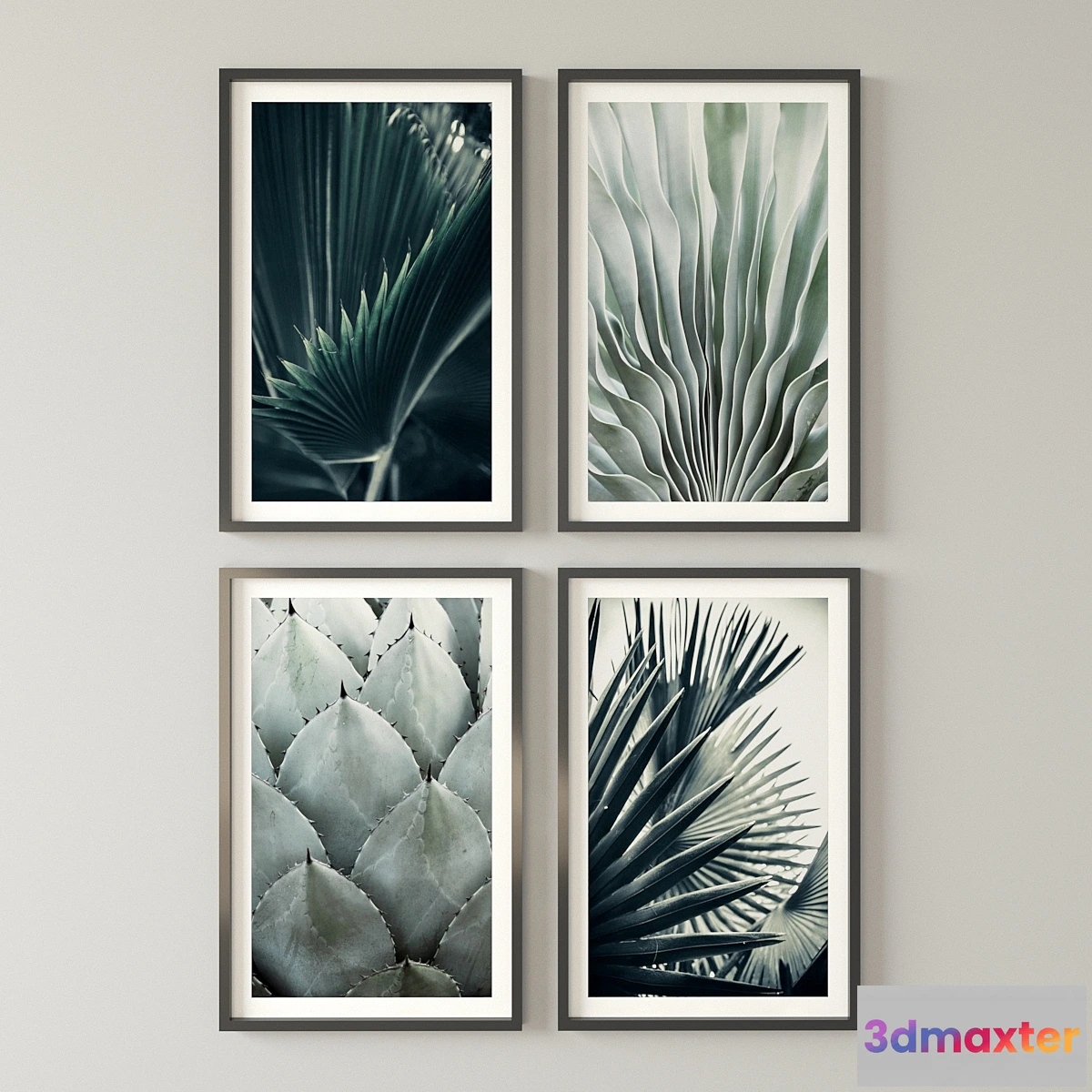 1405882 - Botanical theme paintings 2 3D Max