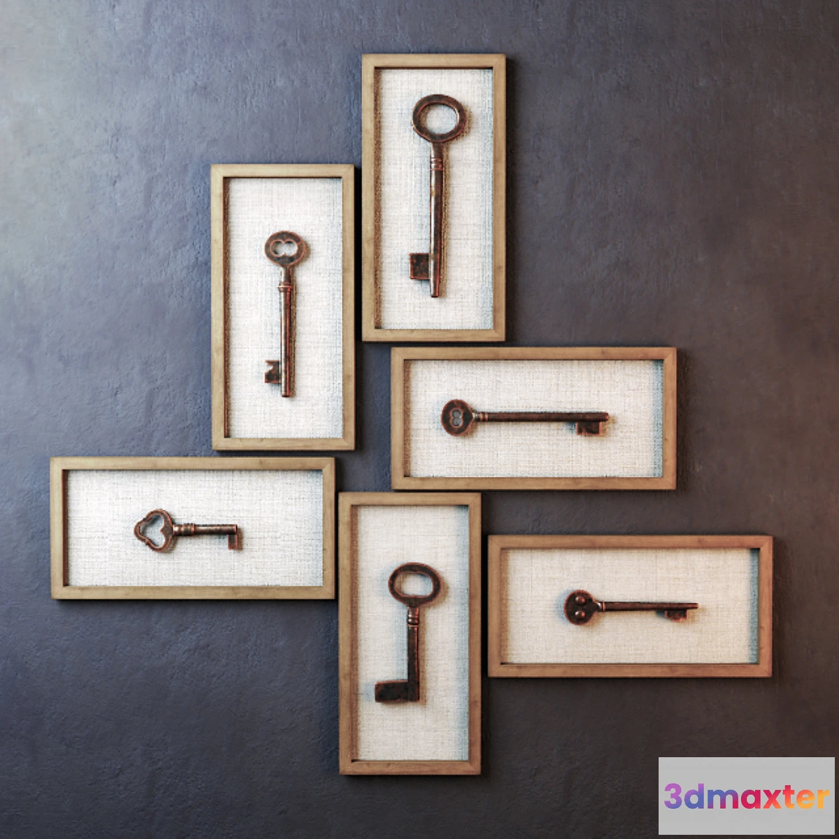 1406052 - Restoration Hardware Wall Decor 3D Max