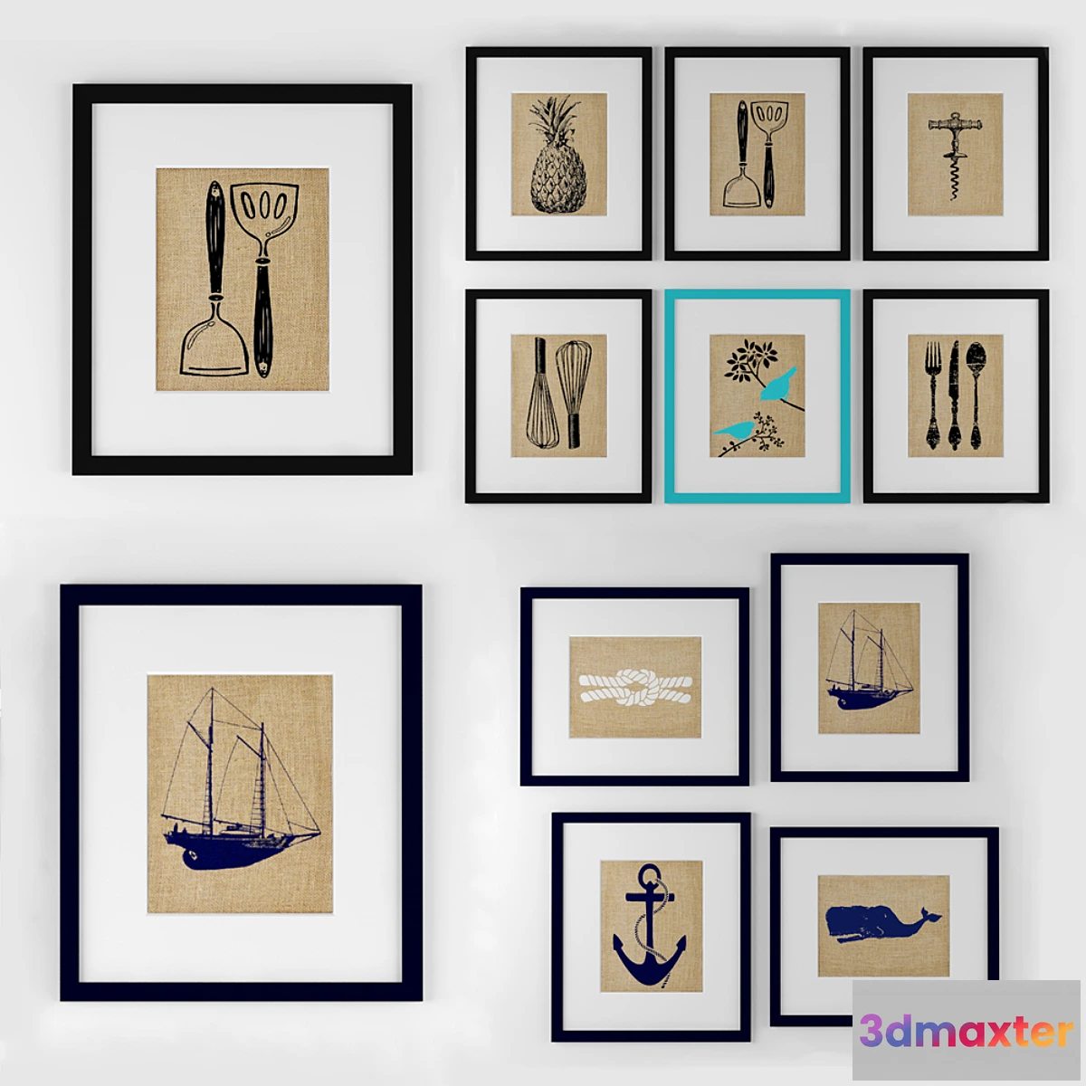 1406416 - Set of posters 3D Max