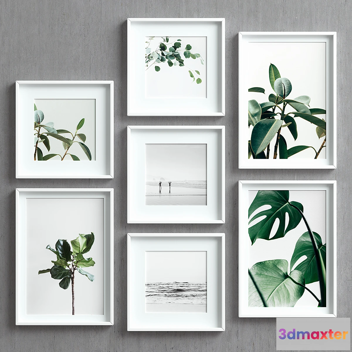 1407170 - Picture Frames Set-29 3D Max