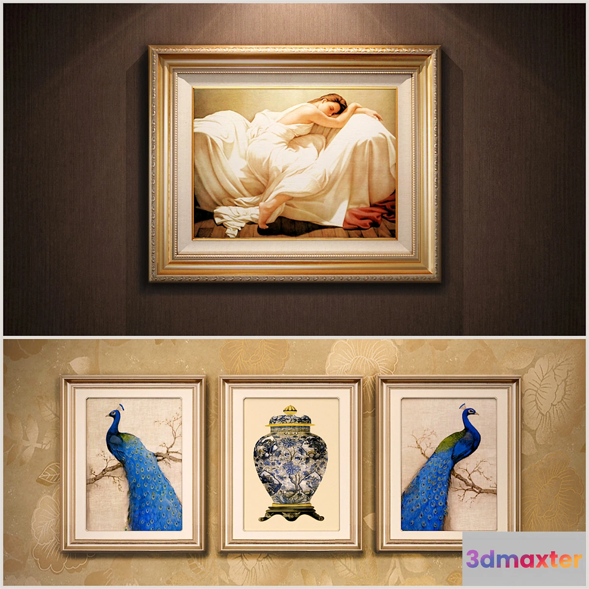 1409824 - The picture in a frame (a collection of 17) 3D Max