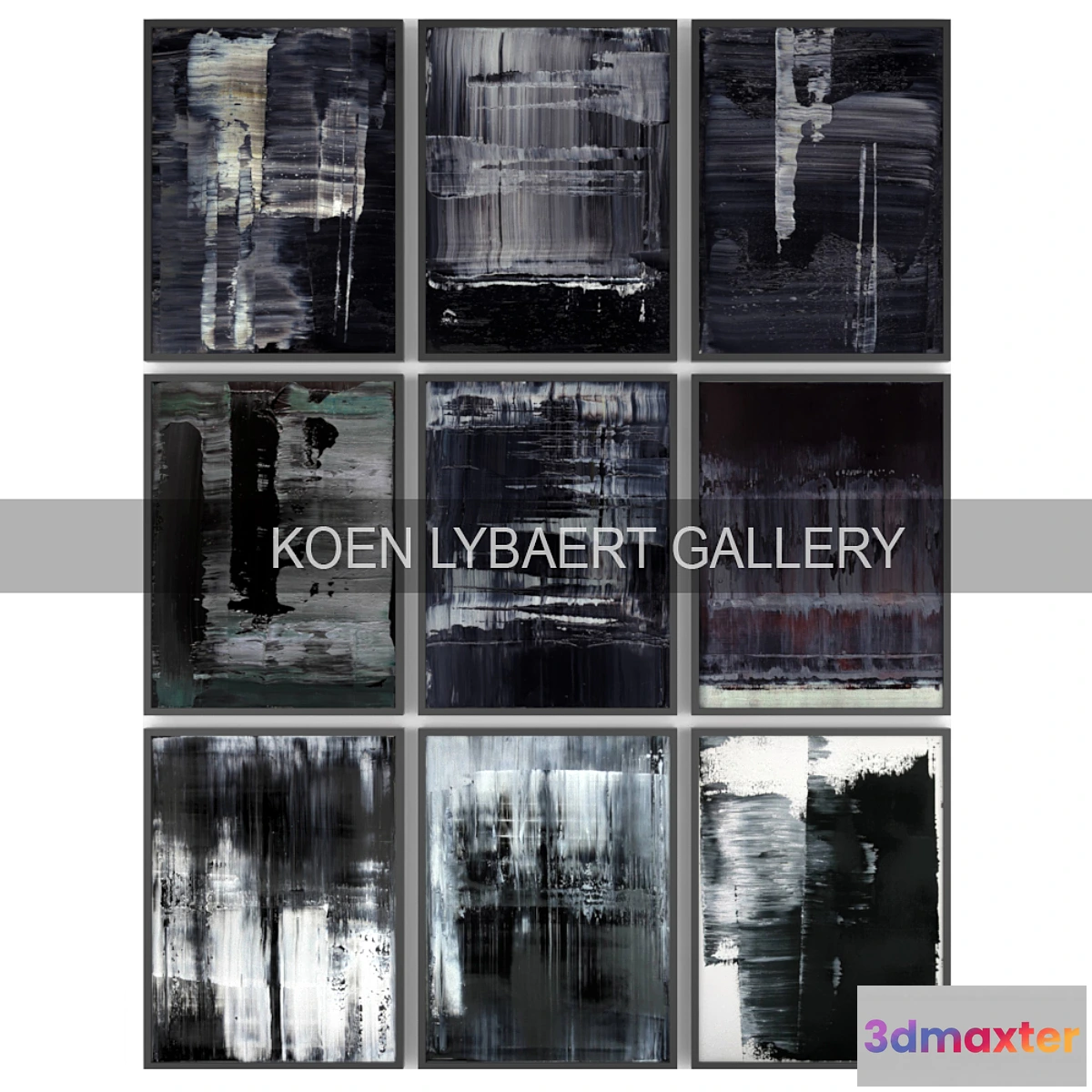 1410262 - Paintings by Koen Lybaert  set 1 3D Max