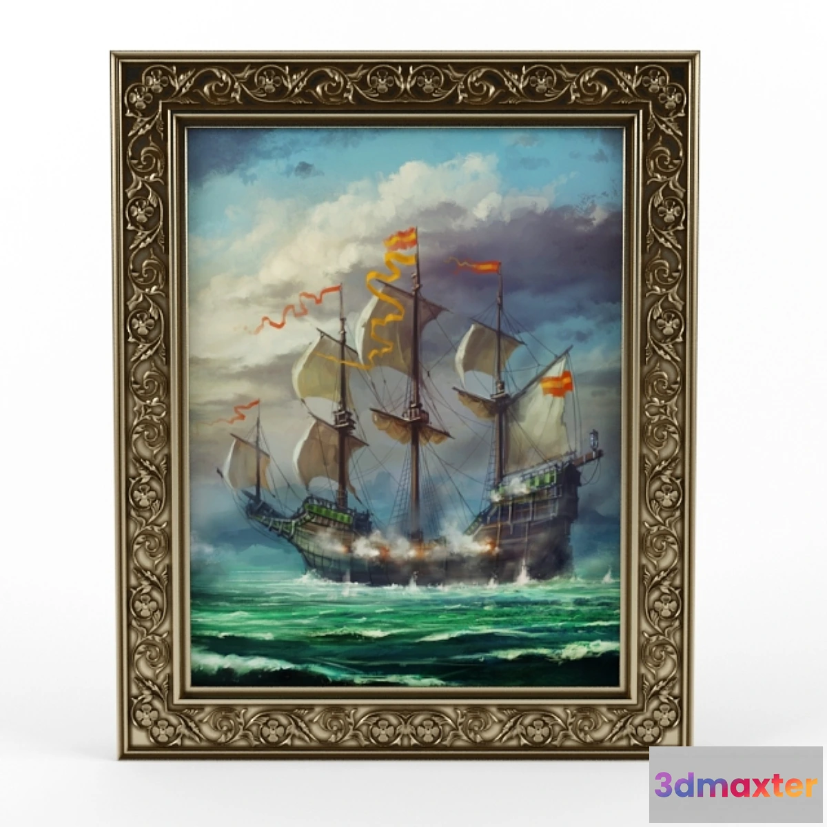 1410570 - Classical frame 3D Max