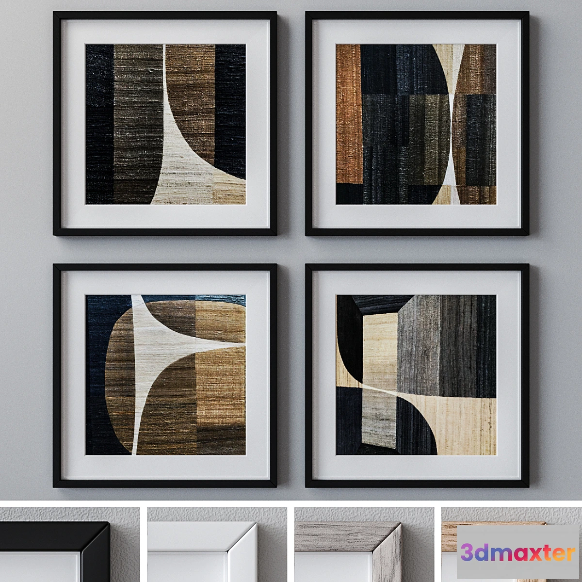 1412268 - Photo Frames Set 1029 3D Max