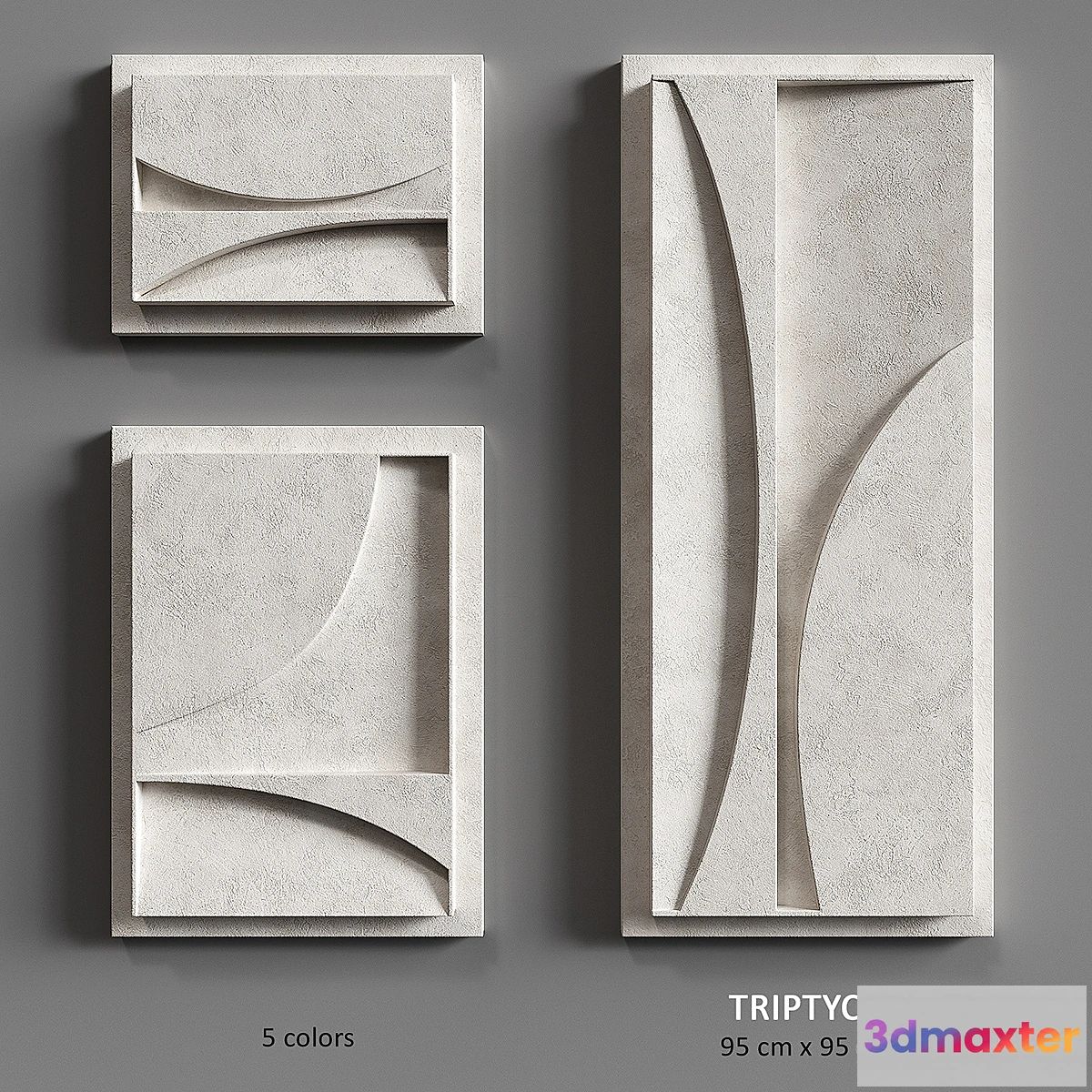 1412658 - Relief TRIPTYCH 3D Max