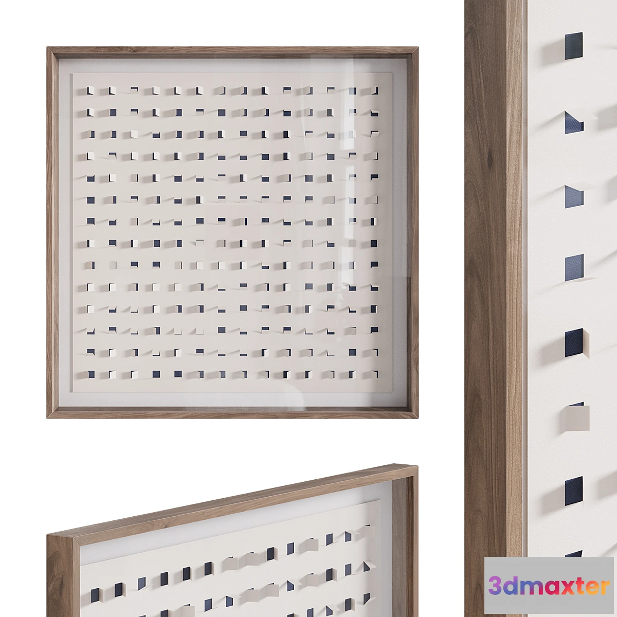 1412762 - See Through Wall Art 48×48 3D Max