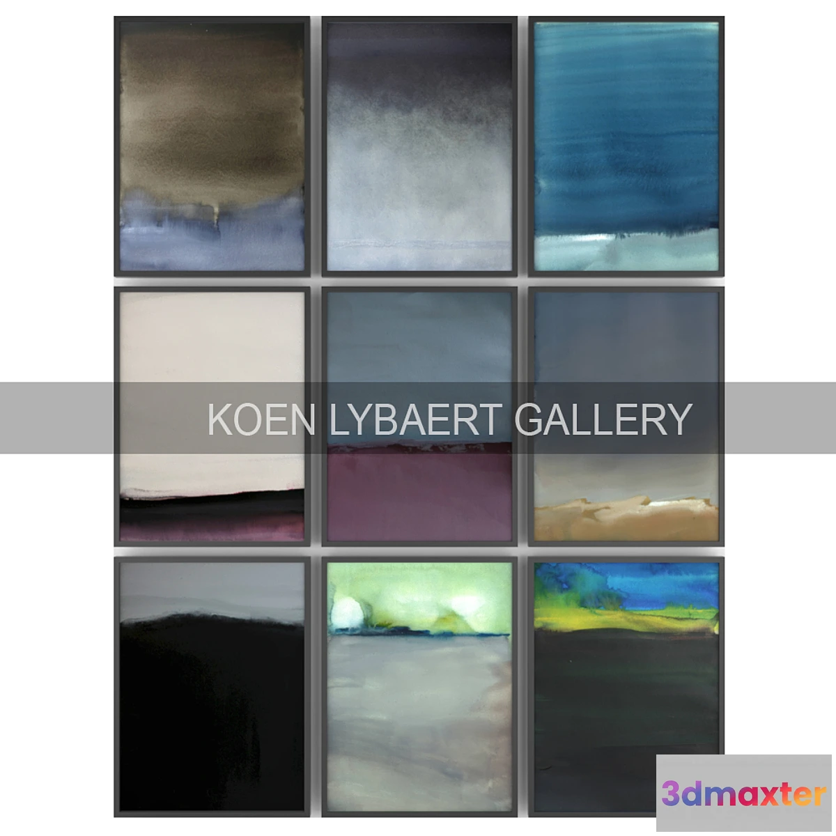 1413812 - Paintings by Koen Lybaert  Set 20 3D Max