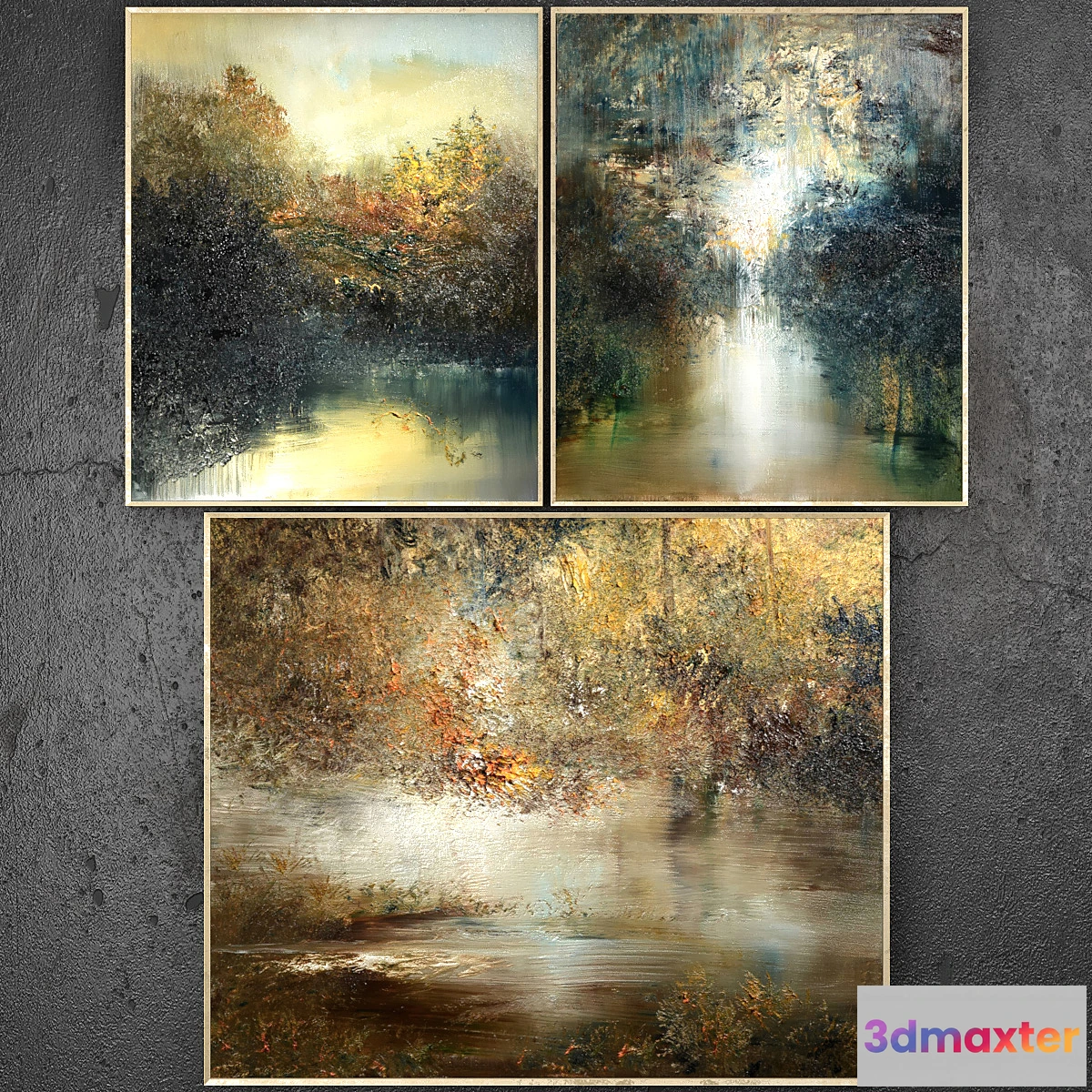 1414022 - Paintings abstract  set 319 3D Max