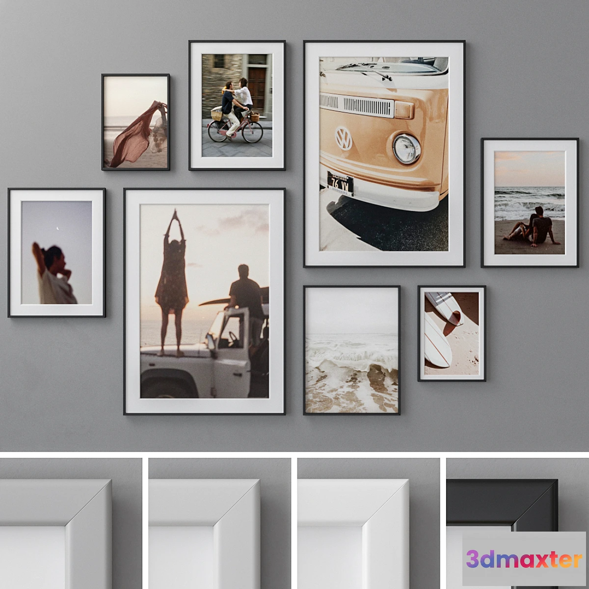1418514 - Photo Frames Set 467 3D Max
