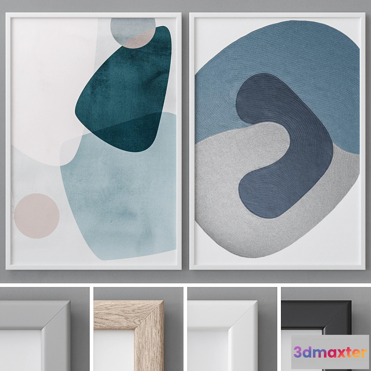 1418586 - Photo Frames Set 528 3D Max