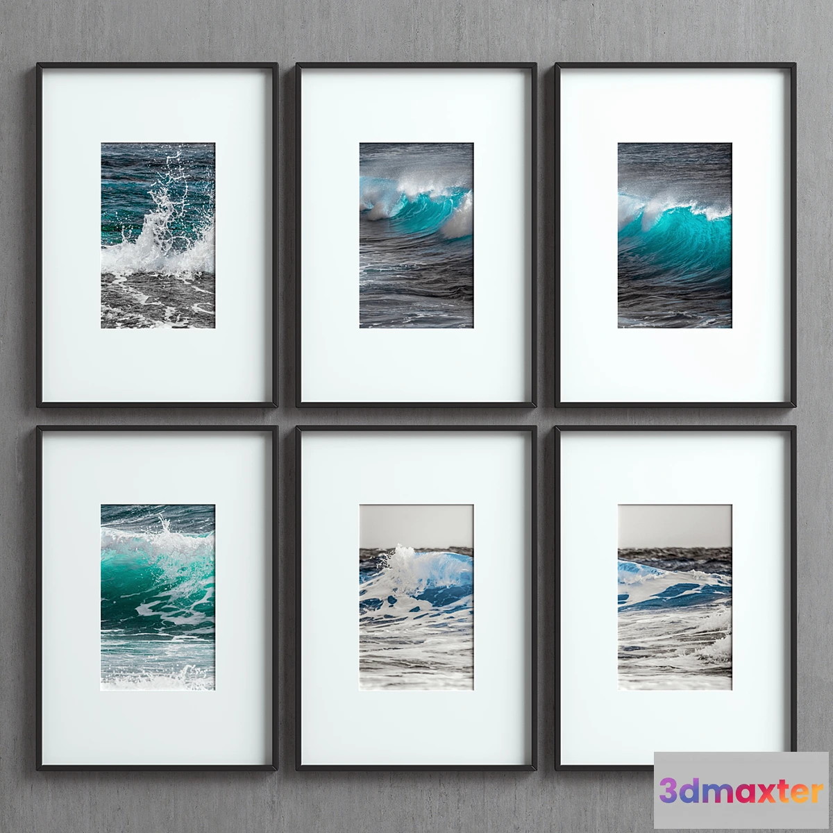 1418878 - Picture Frames Set-42 3D Max