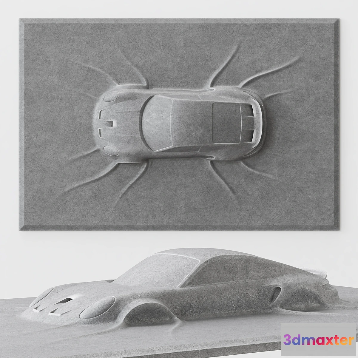 1419562 - Abstract sculpture Porsche 911 GTS 3D Max