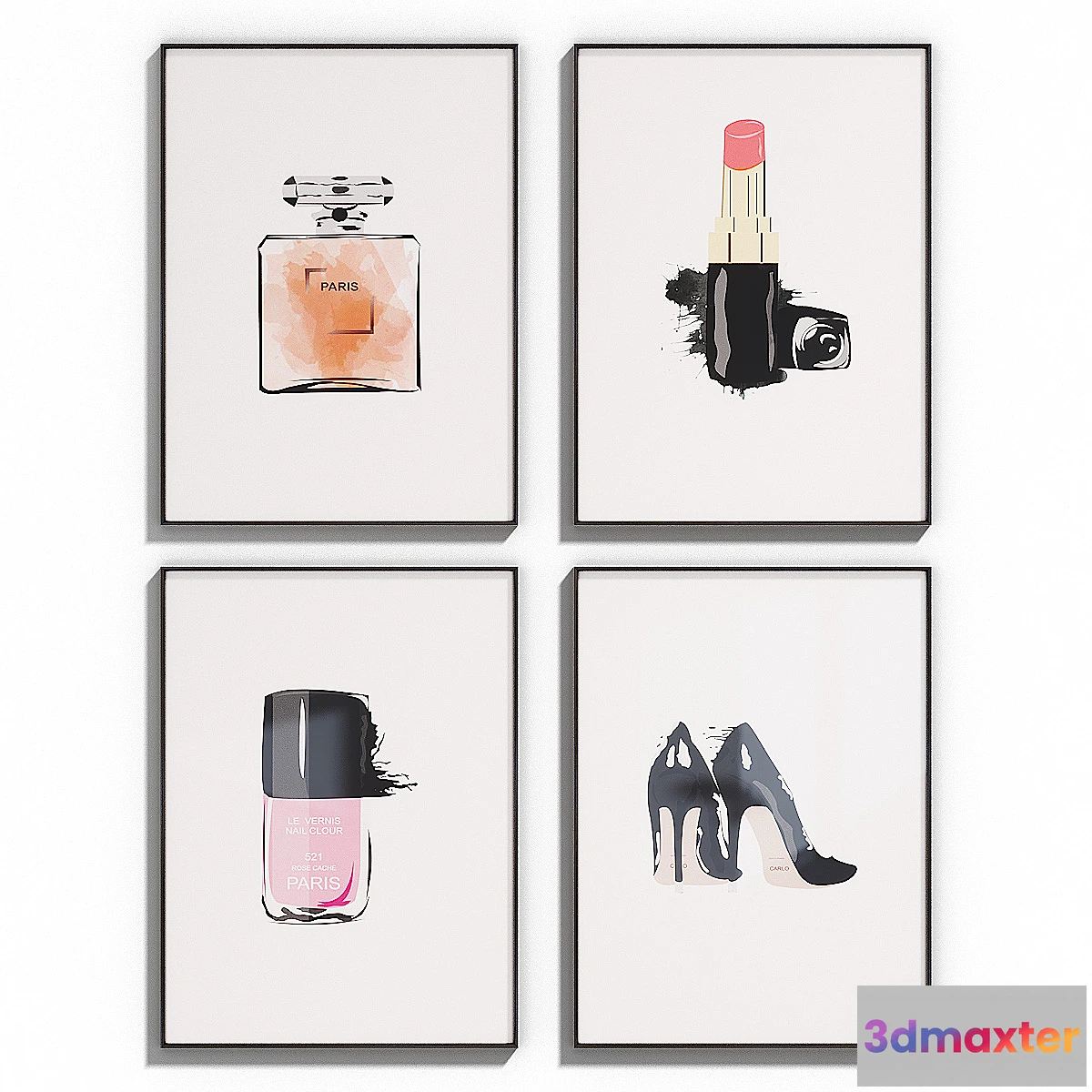 1423078 - InteriorsHome Poster Set 49 3D Max