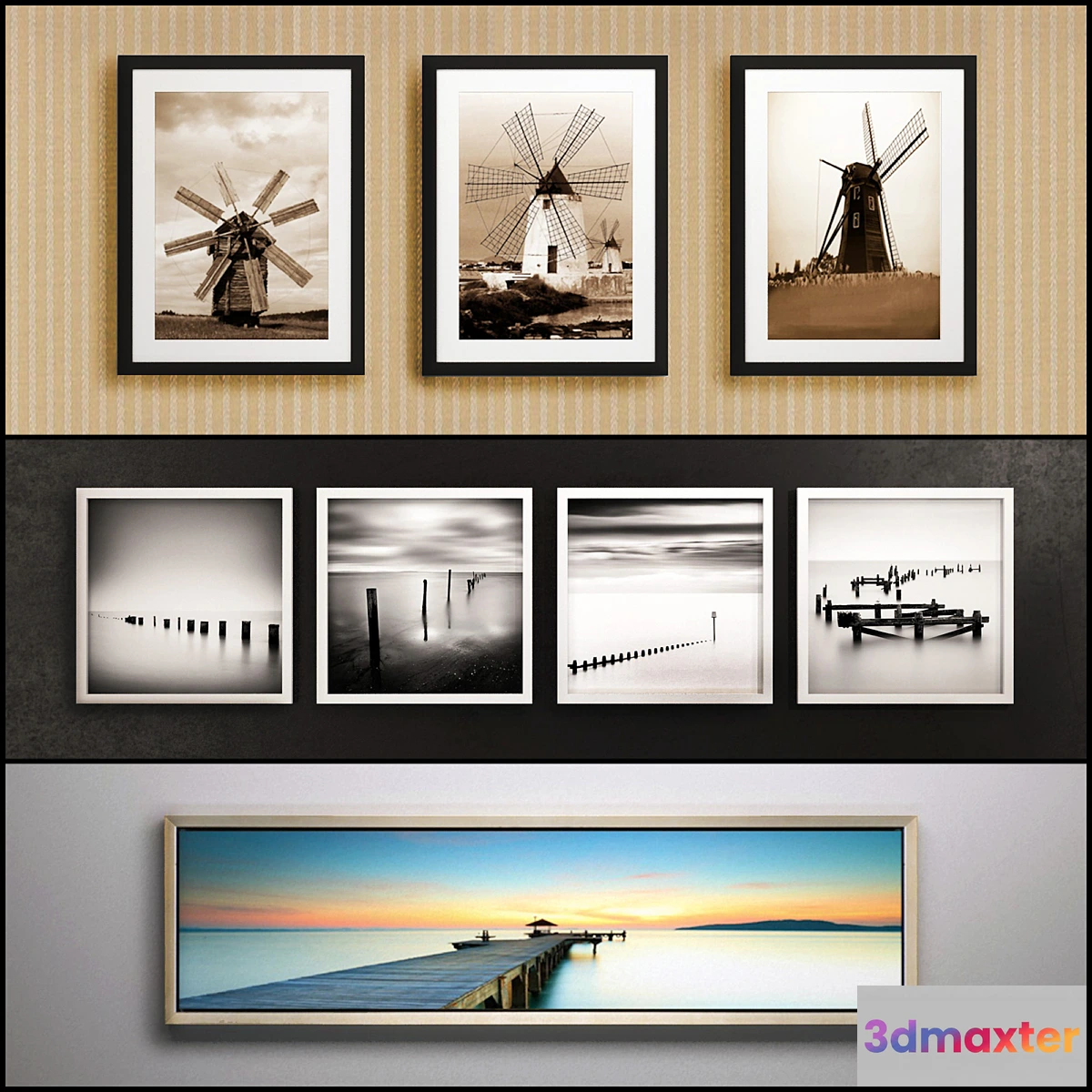 1423342 - The picture in the frame 22 piece (Collection 28) Picture Frame 3D Max