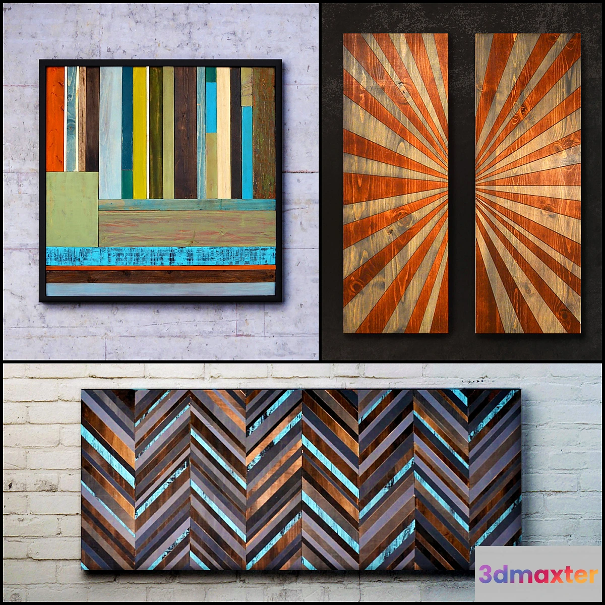 1423726 - Wooden panels. Collection 15 3D Max
