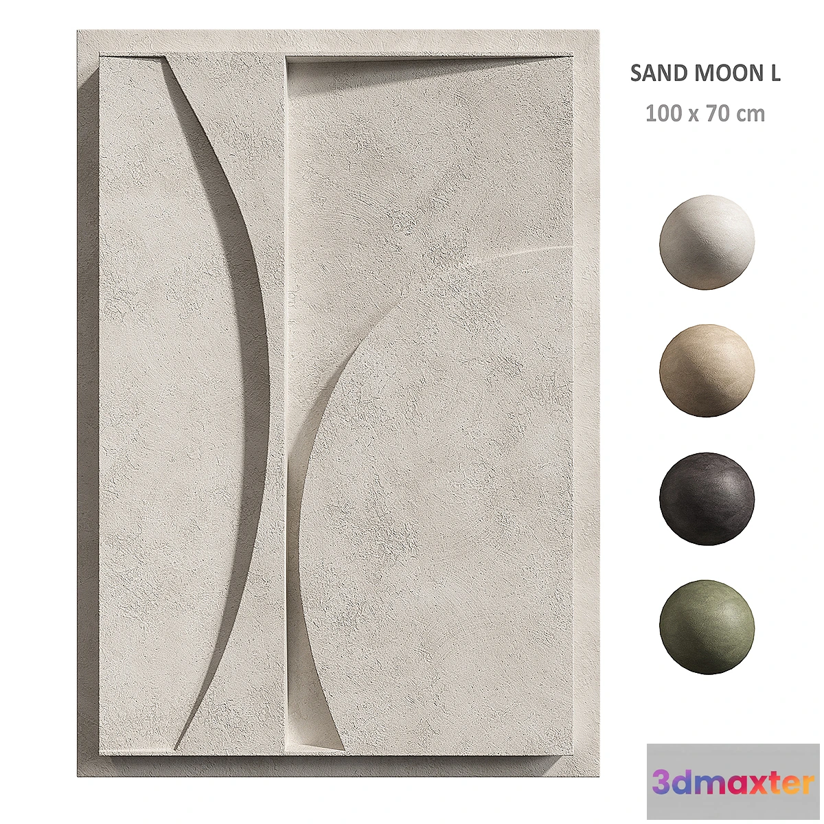 1423996 - Relief Sand Moon L 3D Max