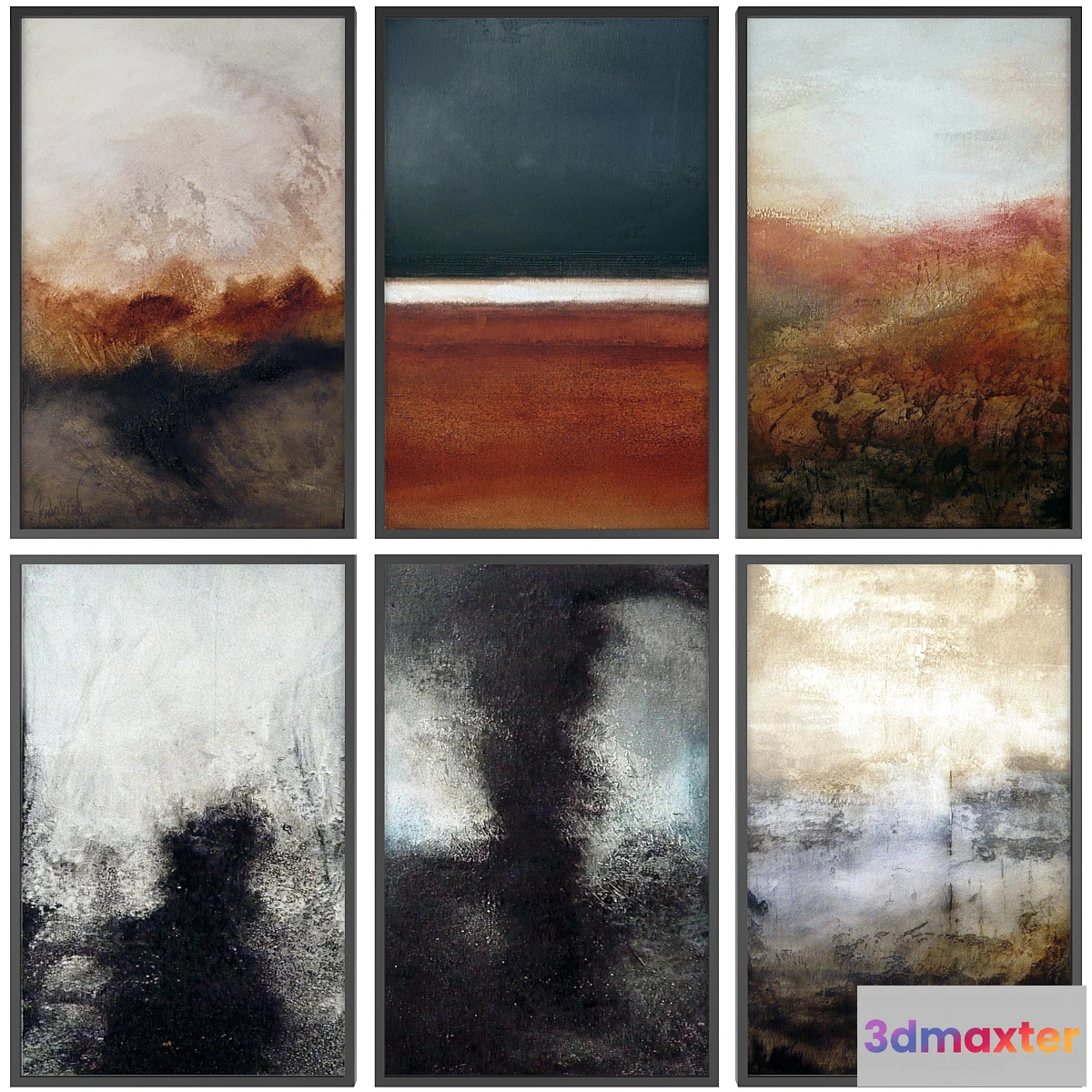 1425264 - Paintings abstract  set 60 3D Max