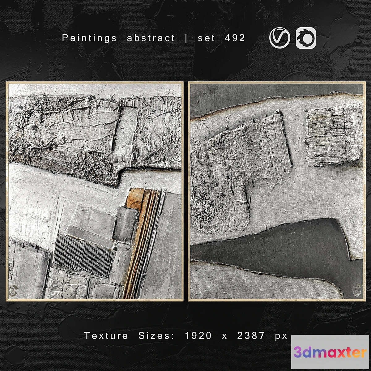 1427214 - Paintings abstract  set 492 3D Max