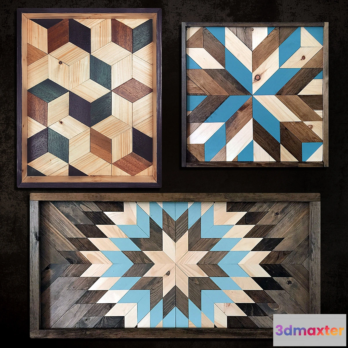 1429380 - Wooden panel 67 3D Max